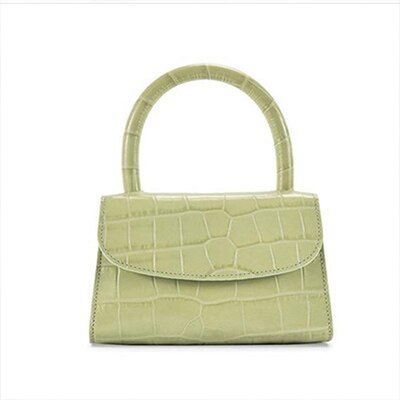 Women Simple Mini Messenger Bag Designer Retro Crocodile pattern Fashion Black Female Crossbody Shoulder Bag Handbag Clutch Bags