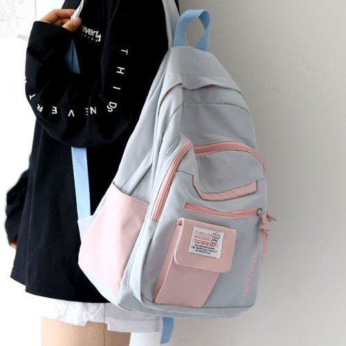 Harajuku Backpack for Girls Female Kawaii Book Fashion Cute Ladies Bag Waterproof Nylon Backpack StuWomen School Bag