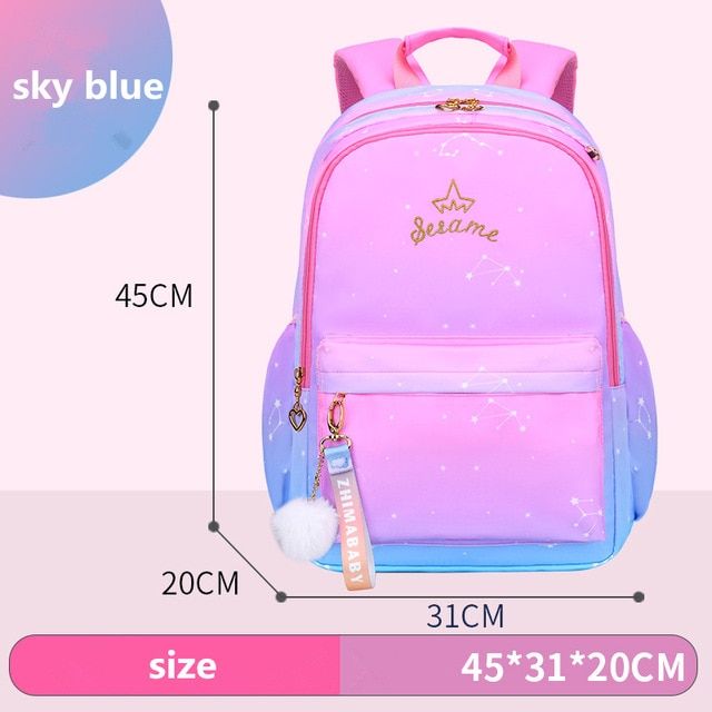 Girl Backpack For  School backpacks Girls nylon Orthopedic School Bags Children Primary Schoolbags Grade 1-6 Kids mochila