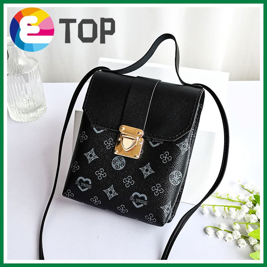 Ladies Korean printed bag summer and autumn personality bag cover type diagonal change bag