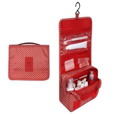 Cosmetic Bag for women, High Capacity Makeup Organizer Bag, Bathroom Washing Hanging Bags, Toiletries, Grooming Kit