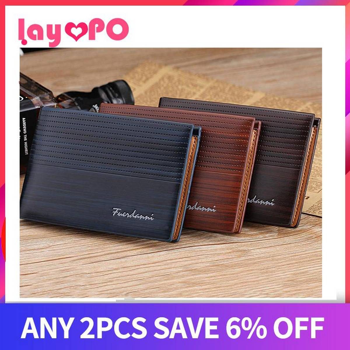Men Leather Wallet,Extra Capacity Leather Bifold Wallet For Mens Front Pocket,2019 New Sale Handbags Holiday Gift