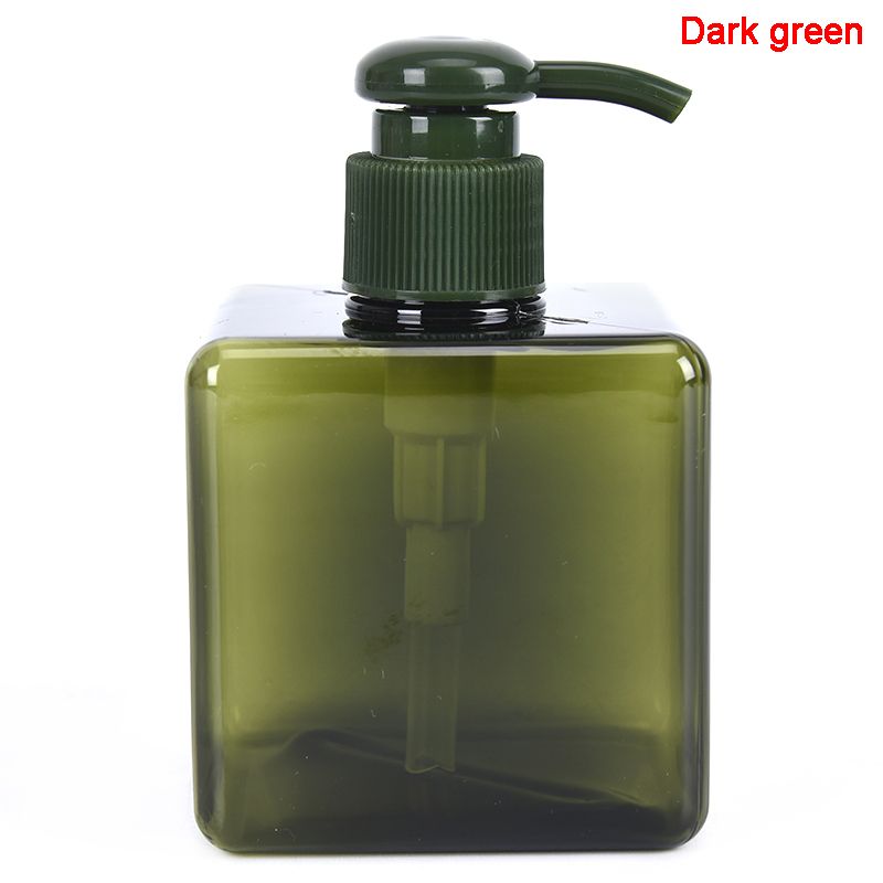 250ml Lotion Bottle Square Empty Plastic Bottle Shampoo Face Wash Bottle  Travel Size Container