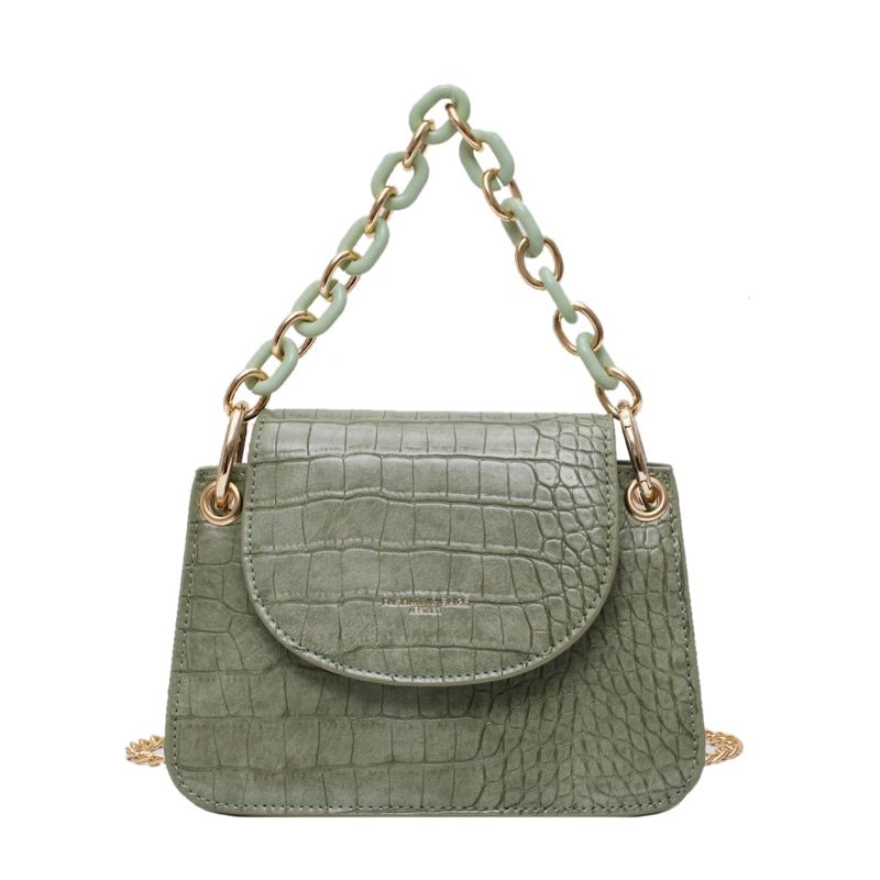 Mini Stone Pattern Hand Bags female Luxury Leather Handbags Women Trend Chains Shoulder Bags Small Crossbady Bags for Women 2021