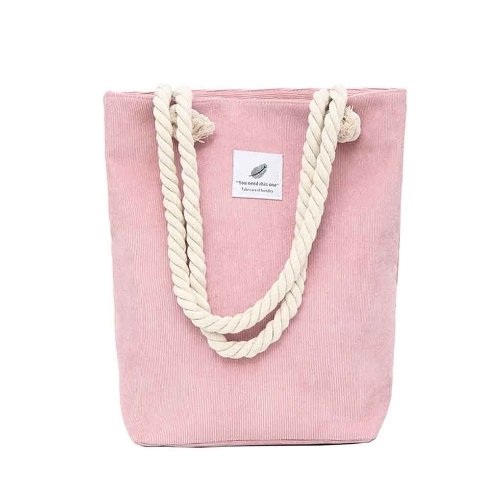 OCARDIAN Women Corduroy Tote Ladies Casual Shoulder Bag Shopping Shopper Hand Bags For Female Messenger Fashion Handbag Bag N6