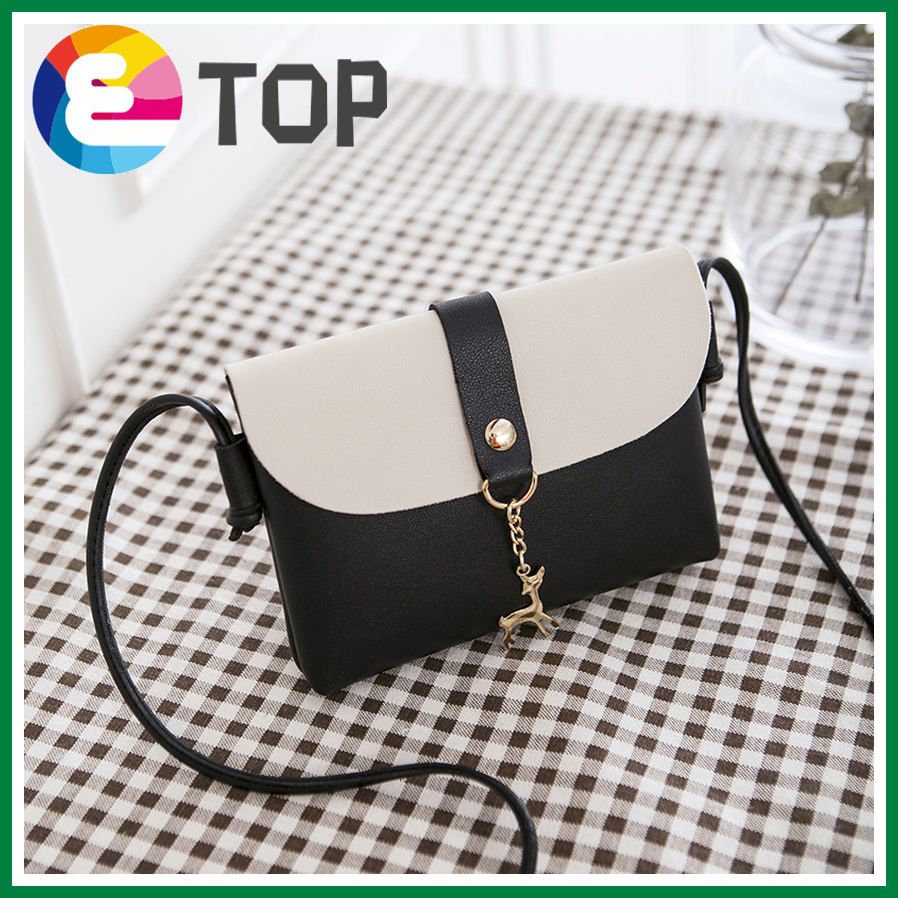 Ladies One Shoulder Color Bag Spring/Summer Style Cover Pendant Fawn Messenger Bag