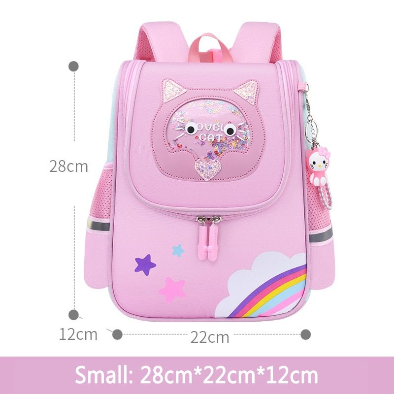 Kids Lightweight Bookbag Boys Astronaut Printing School Bag Children Cartoon Backpack Girl Student Bagpack Kindergarten Bolsas