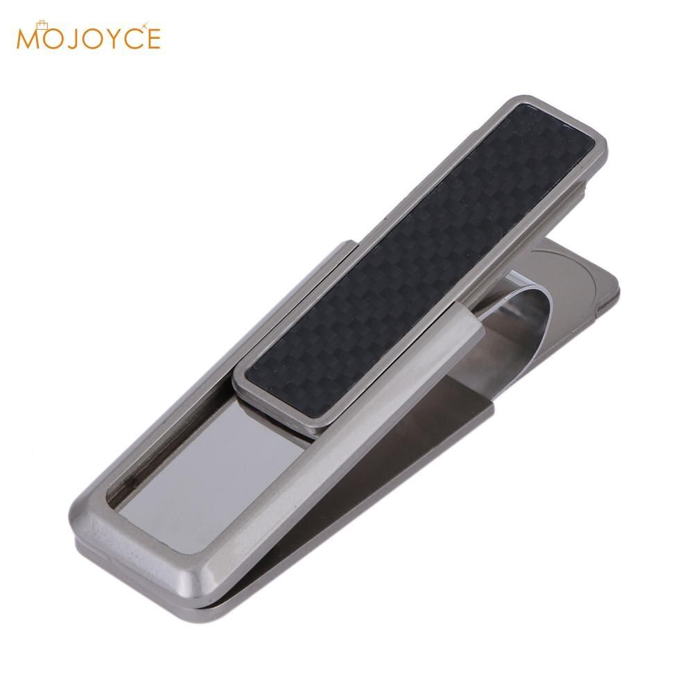 Stainless Steel Alloy Money Clip Wallet Women Slim Metal Money Holder Couple ID Card Clip Clamp for Money