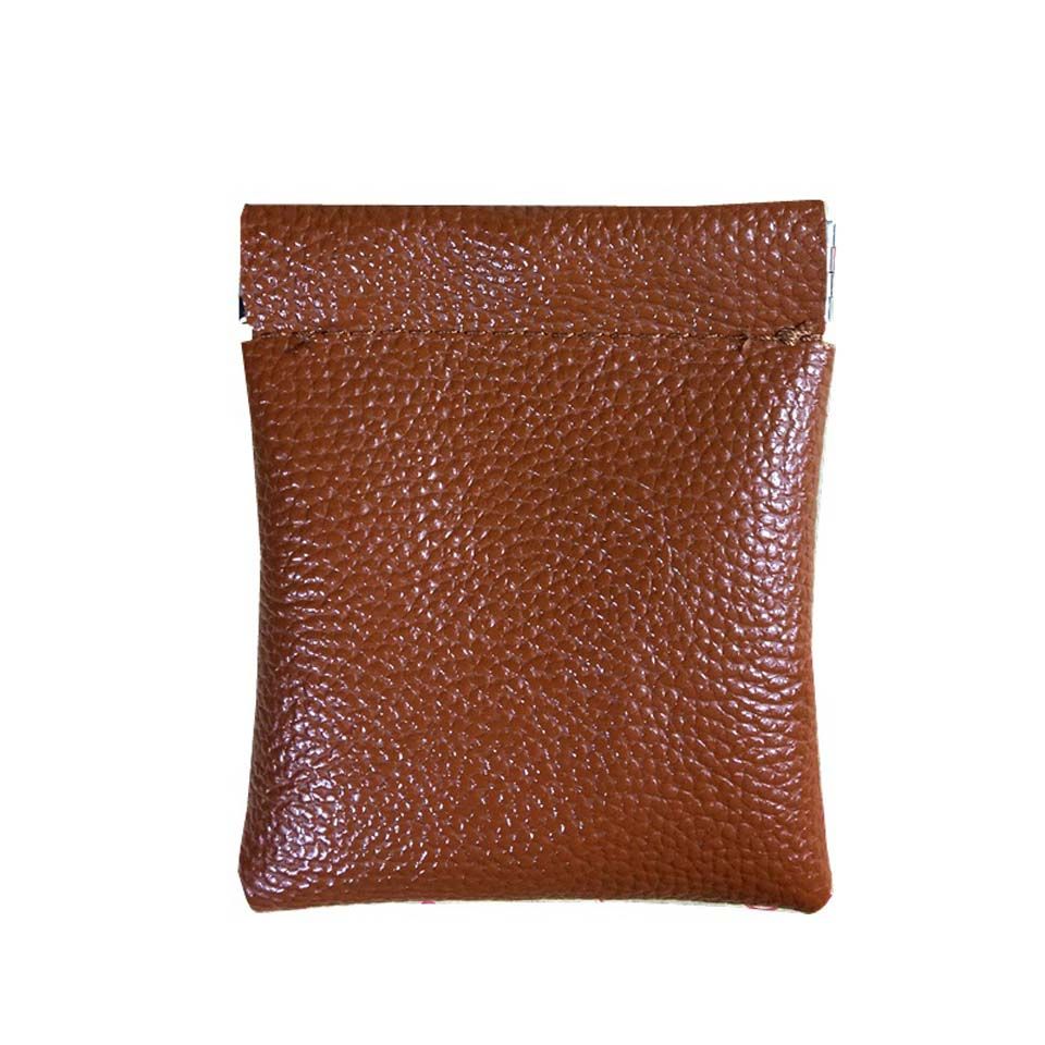 2018  Fashion Solid Pu Leather Coin Purse Women Men Small Mini Short Wallet Money Bags Change Little Key Business Card Holder