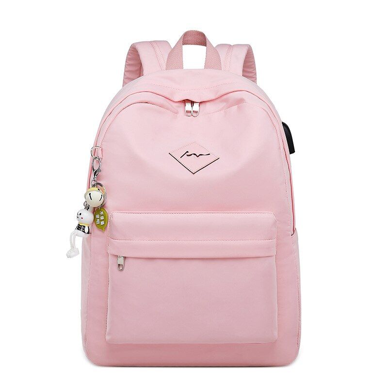 Tourya Fashion Women USB Charging Laptop Backpacks for Teenage Girls School Bag Female Travel Printing Bagpack Rucksack Mochila