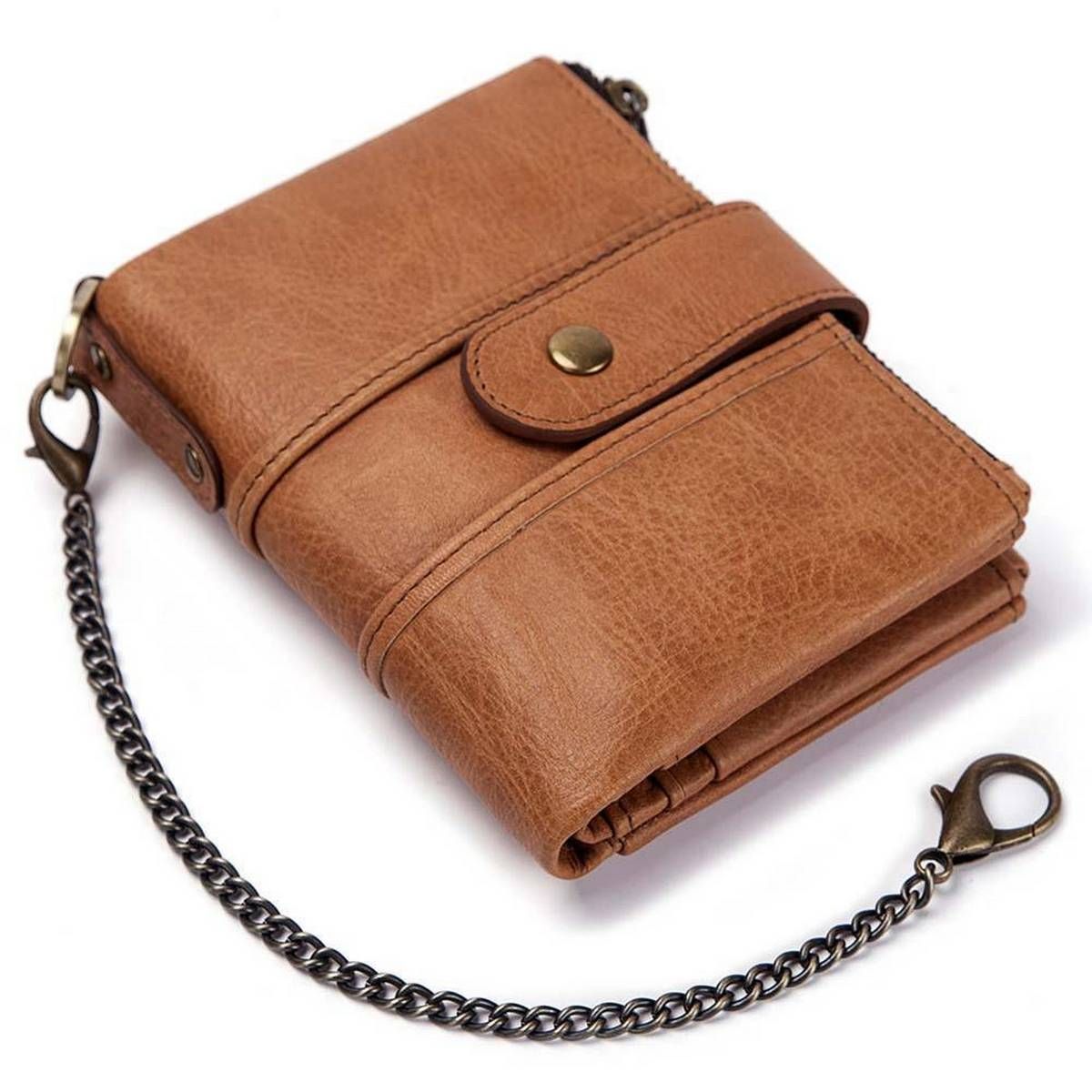 KAVIS Brand Leather Men Wallets