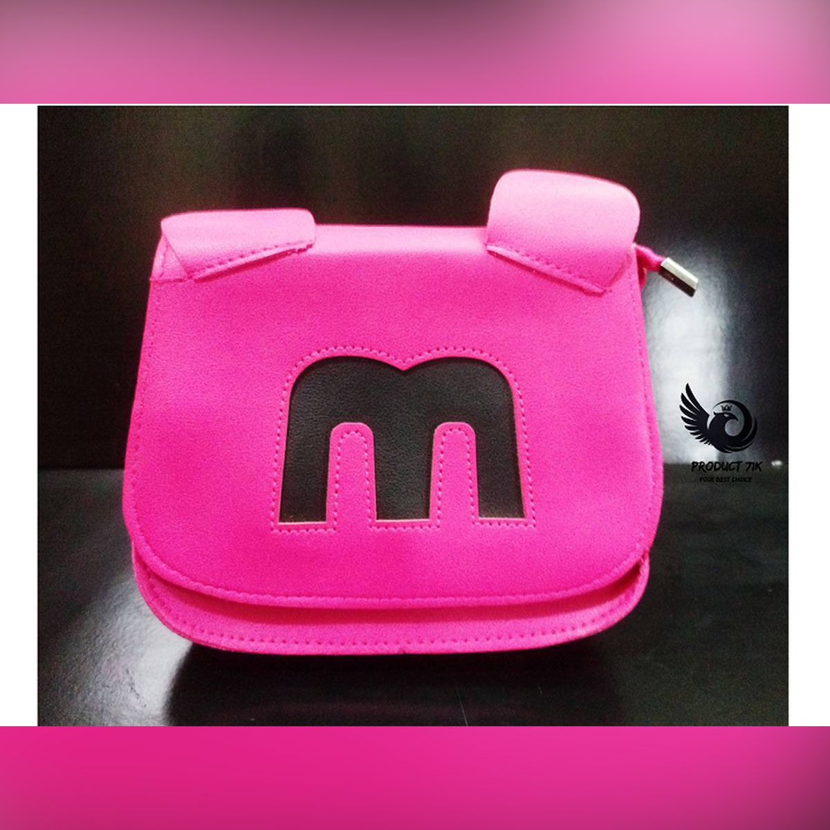 Crossbody Purse Bowknot Shoulder Bag Little Girl's Cute Purse with Cartoon Ears