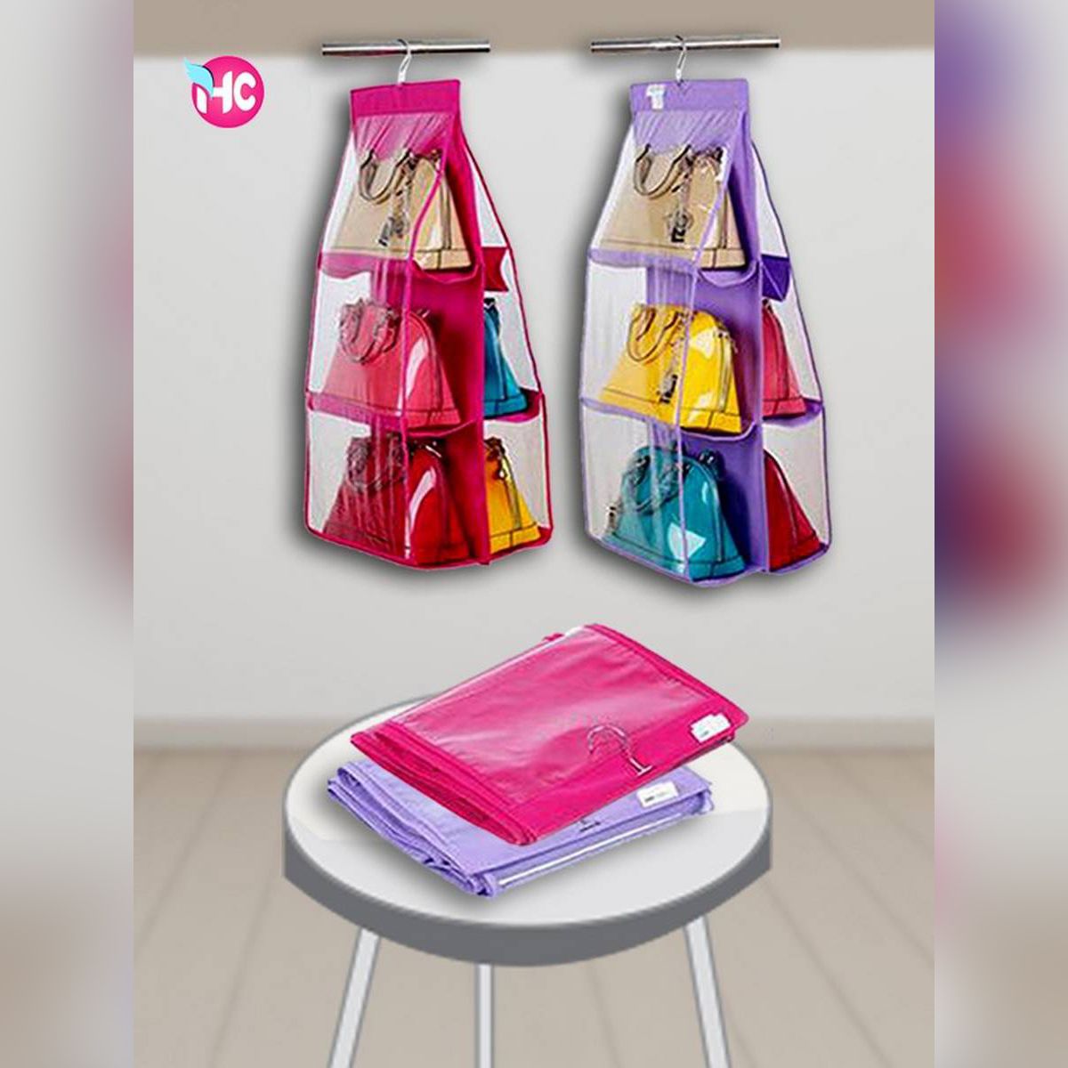 Ladies Parts & Side Bag Hanging Holder