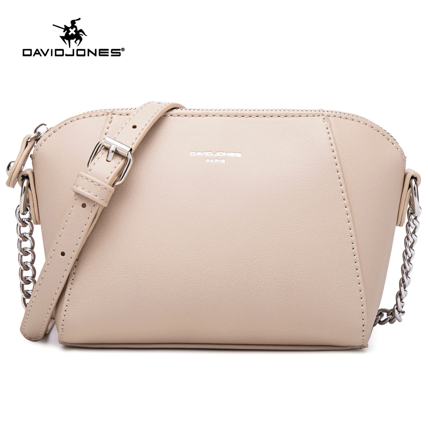 David Jones Paris women handbag pu leather female crossbody bag small chain lady shoulder bag