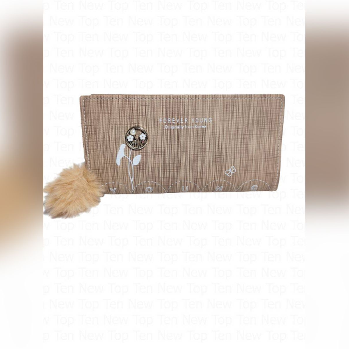 Women Retro Pearl Chain Small Bag / Long Purse Dinner Clutch Bag Daily Travel Casual Solid Color Long Purse For Women Purse