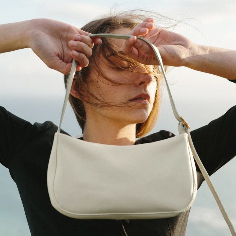 Litthing Women Bags Simple Solid Color  Bag Shoulder Bags for Women High Quality Wild Designer Ladies Handbag Sac