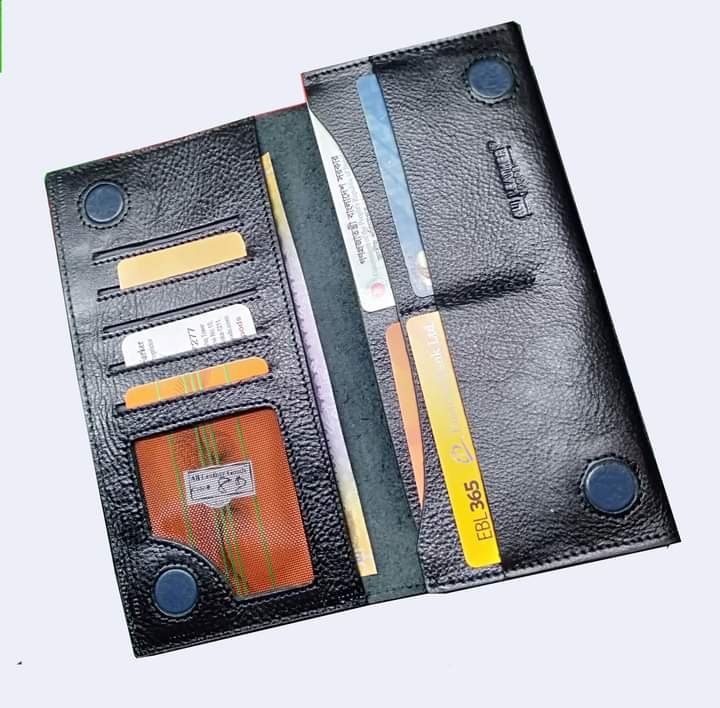 Leather Vintage Small Man Wallets Mans mobile holder With Coin Purse Pockets Long Walet (many bag)