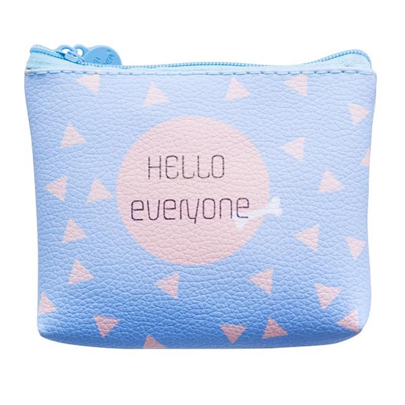 Summer  Brand Leather Purses Small Fresh Casual Pu Coin Wallet Lady Fashion Fruits Pattern Cartoon Dollar Money Bag