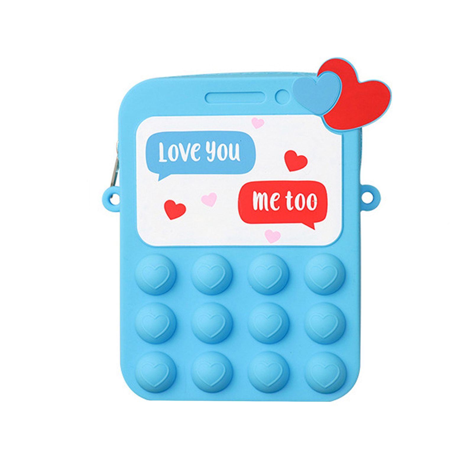 Valentine's Day Fidget Shoulder Bag, Cute Cartoon Crossbody Purse for Women Girls