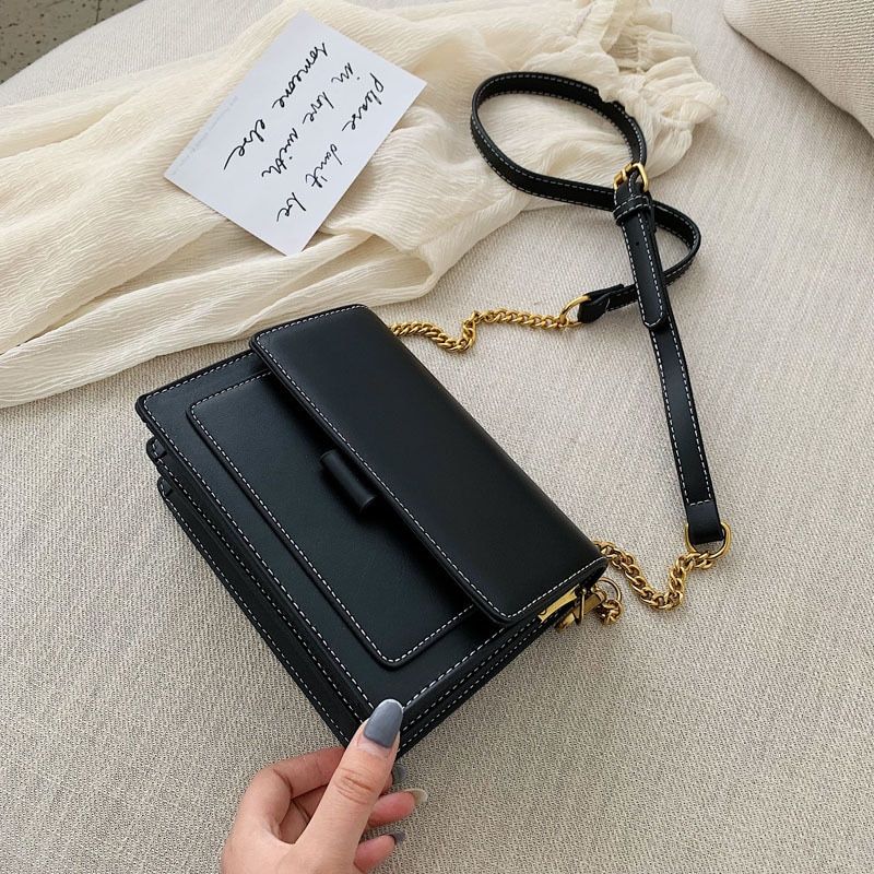 Leather Crossbody Bags For Women Green Chain Shoulder Messenger Bag High Quality Lady Travel Purses and Handbags Cross Body Bag