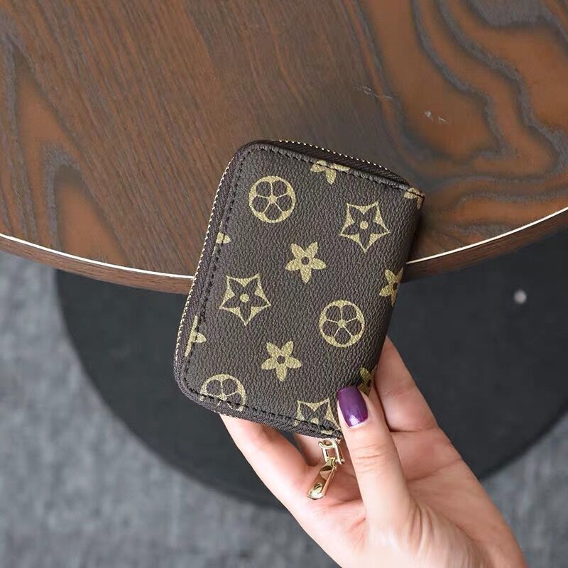Luxury Brand Designer Credit Card Holder Pendant Bags Women Coin Bag Mini Coin Purse Handbag Key Card Bag Zipper Bag For Men