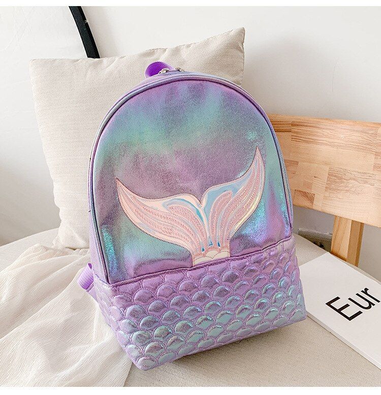 Outdoor Shoulder Mermaid Reversible Sequin Bag Glitter Sports Girls Backpack Girl Shoulder School Bag Purse Crossbody Satchel