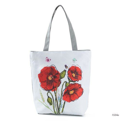 Miyahouse Harajuku Style Colorful Painting Shoulder Women Large Capacity Shopping Female Casual Tote Hand Ladies handbag