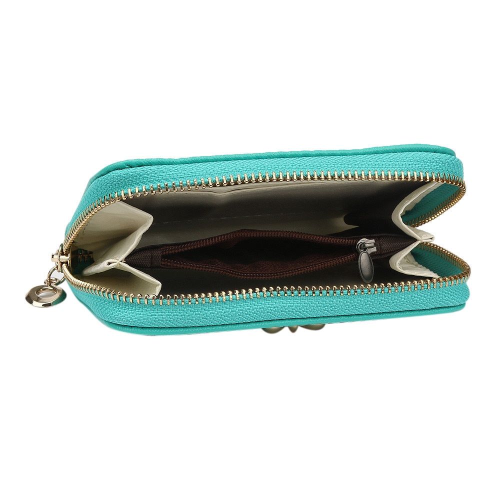 wallet women Korean Cute Bowknot women wallets Solid Wearable small Short Wallet money bag portefeuille femme cartera hombre L4