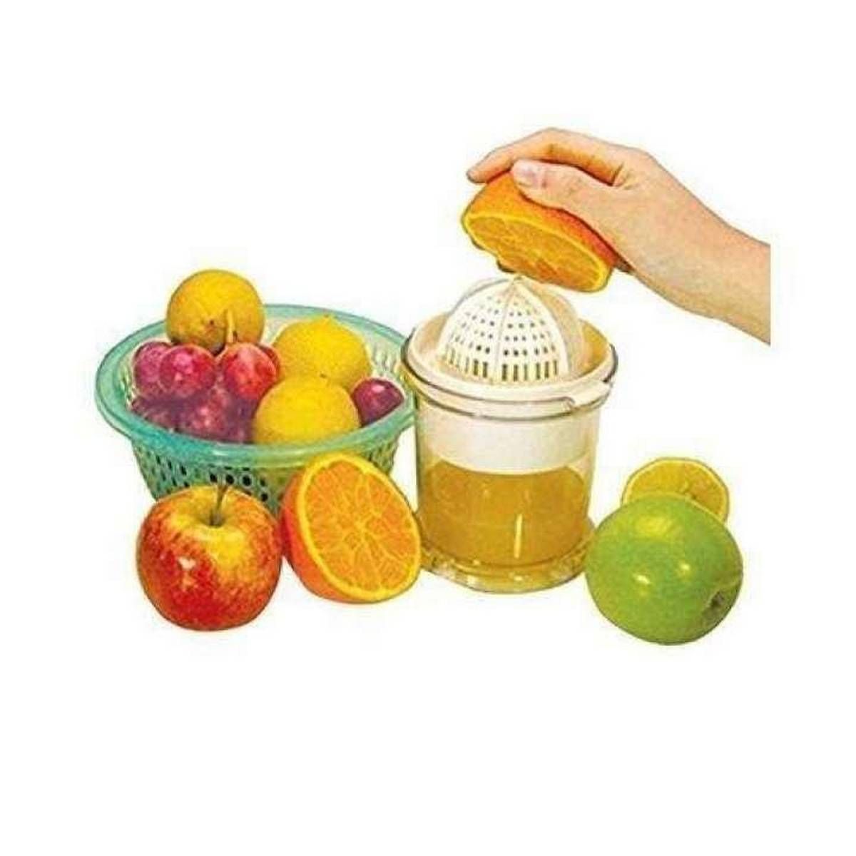 Multi Functional Hand Juice Maker for Baby - White