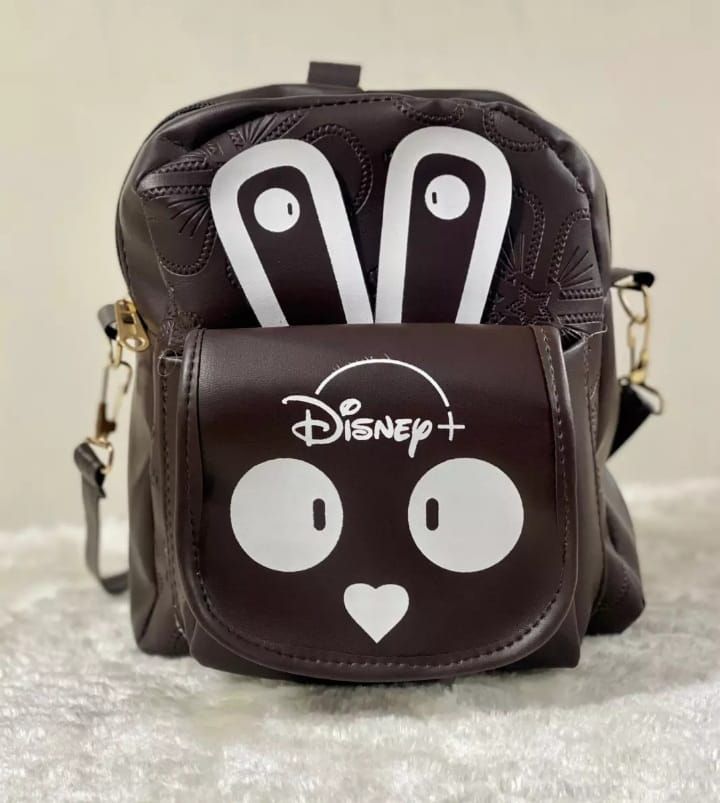 Disney 2021 Latest Trend Pu Leather Stylish Fashionable Bag for Women and Girls Back pack
