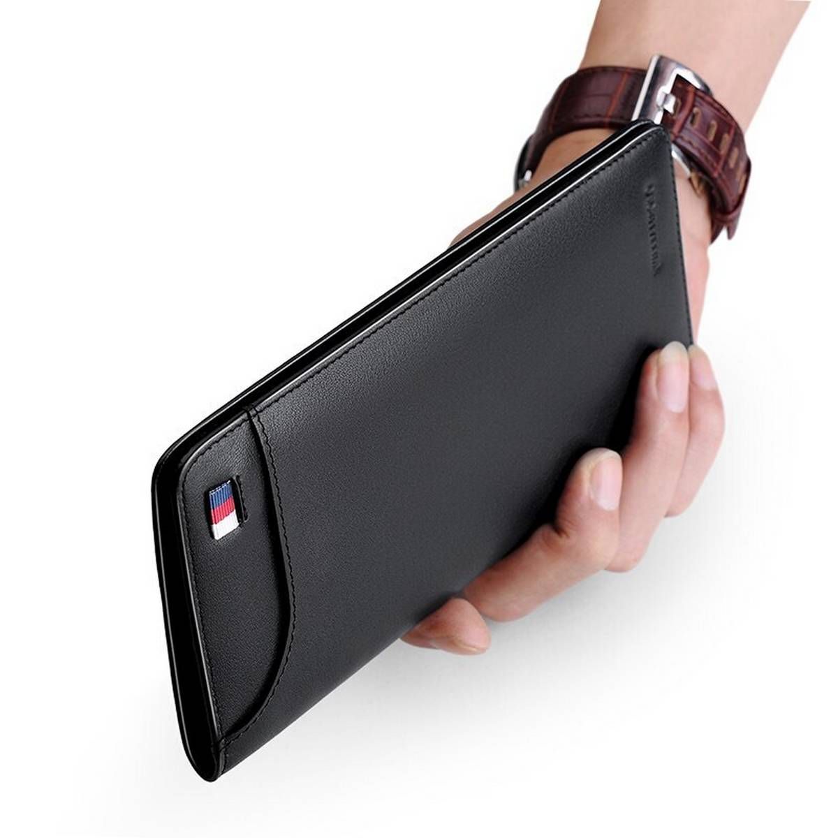 Fashion Leather Ultrathin WILLIAMPOLO  Card Wallet Clutch Bag Credit Card Holder Men Multi Card Case Cash Purse