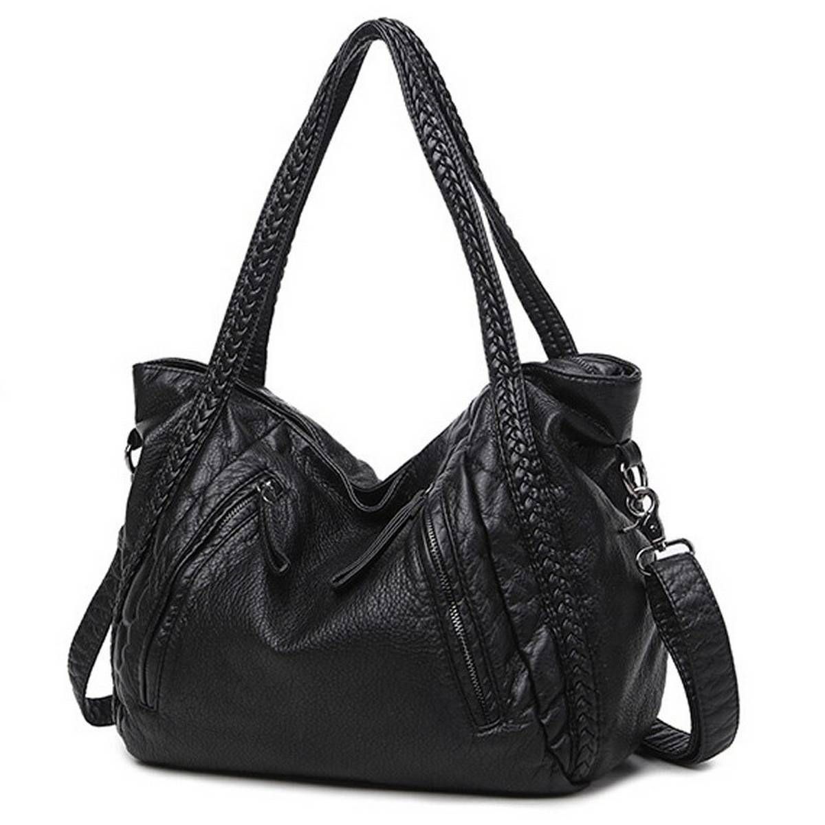 Sisjuly High Quality Fashion Soft PU Leather Top-handle Women Bags Designer Large Shoulder Bag Messenger Bags For Women 2021 Sac