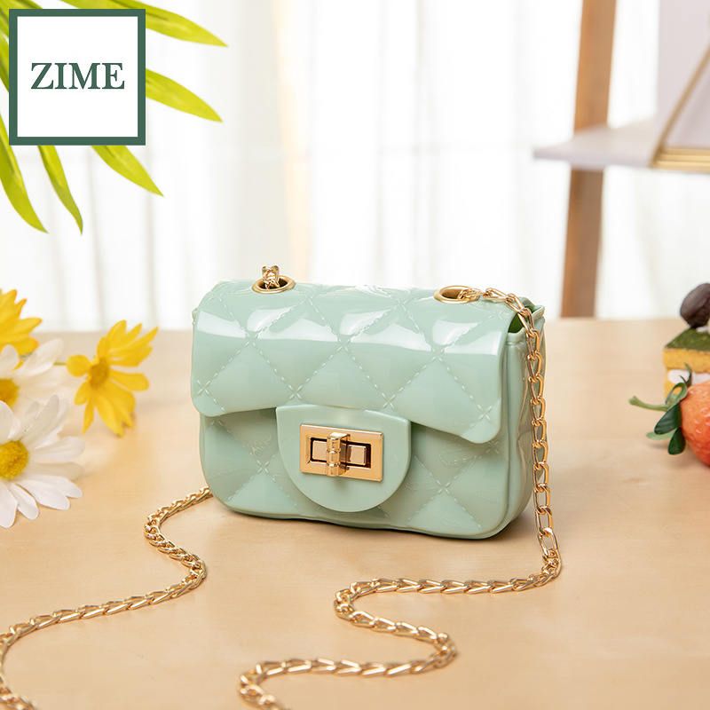 ZIME Summer and autumn new style Korean fashion diamond small square bag ladies one-shoulder diagonal purse