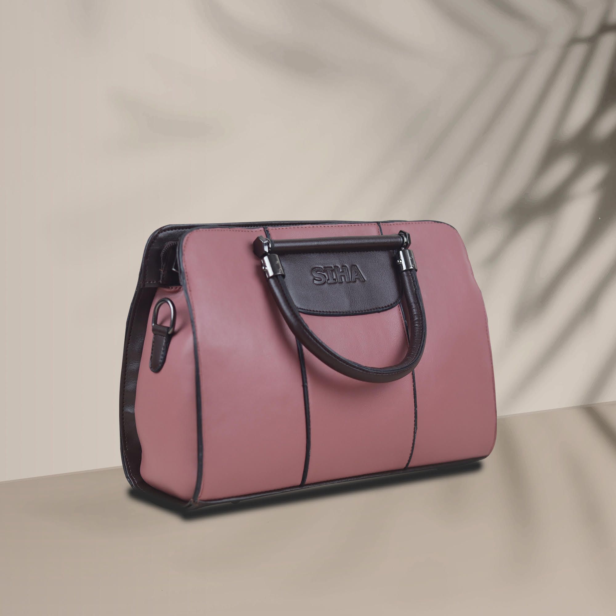 Ladies Hand Bag - Dark Pink