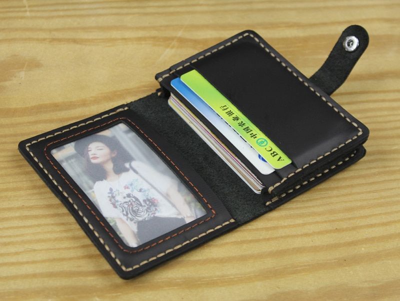 Luxury Fashion  Leather card Wallets men credit card holders women card&ID holder male organizer Business card holder