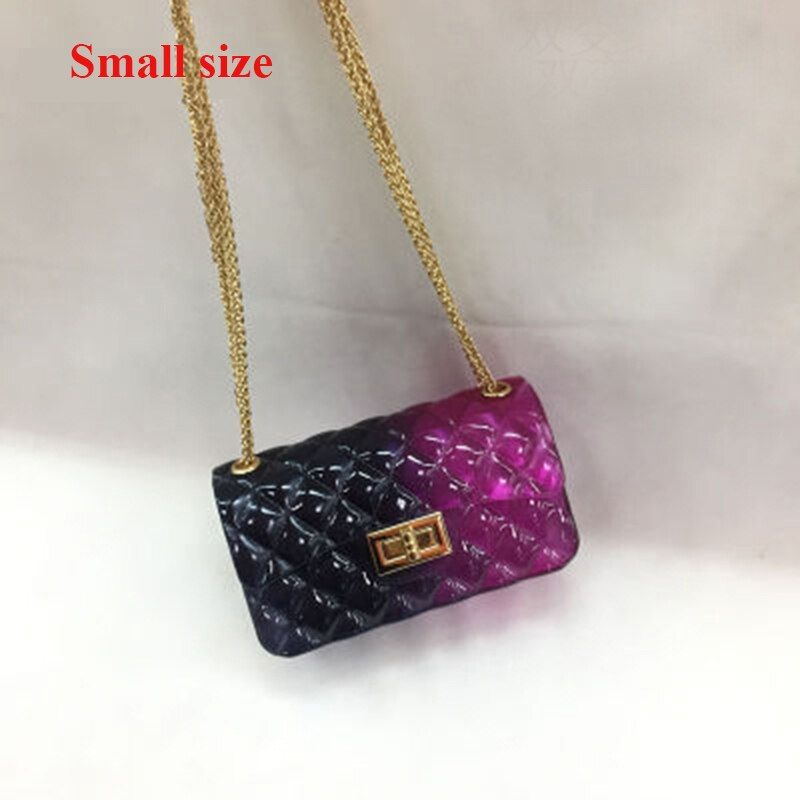 Fashion Transparent Handbag Lady Pvc jelly Beach Bag Candy Color Crossbody for women 2021 Mini Shoulder Bag Female Luxury Clutch
