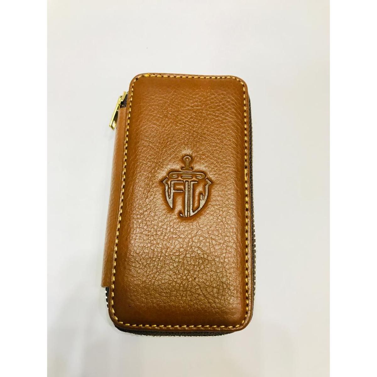 Fashion Leather Key Ring Holder stylish fashionable key ring, man key in one holder For man's Black/ Chocolate color