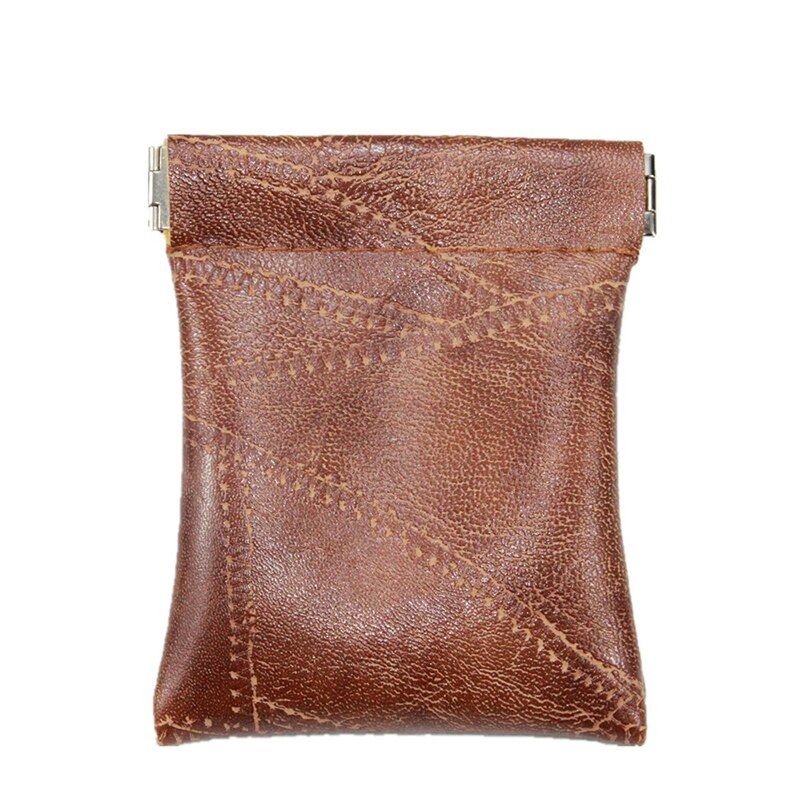 2020  Pu Leather Black Coin Purse Women Men Small Short Wallet Bags Change Purse Little Card Holder Black Coin purses