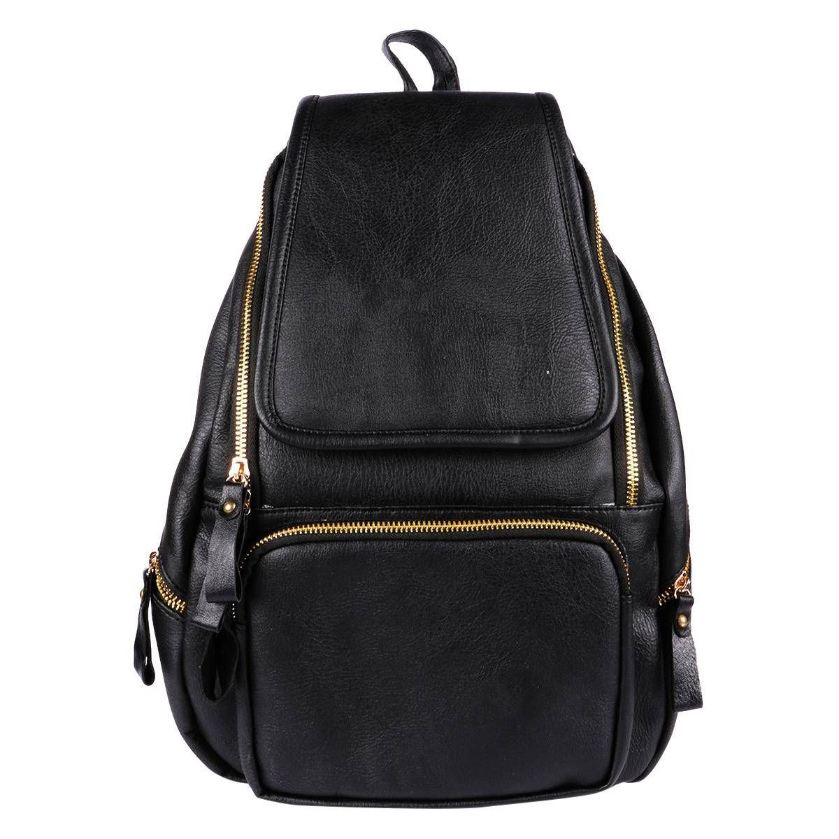 Artificial Leather Backpack for Women