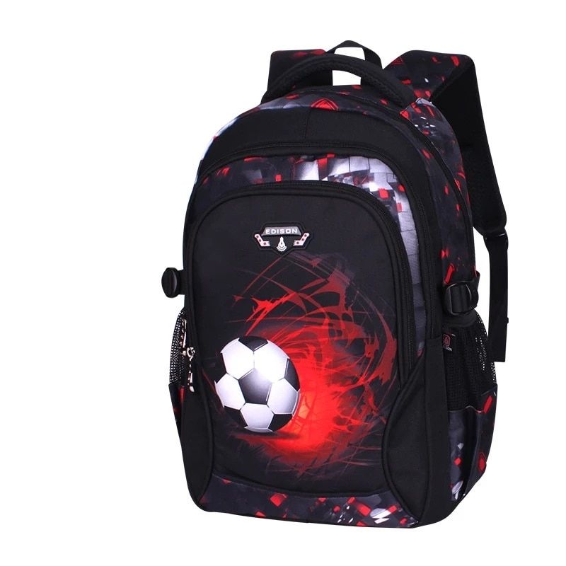 printing football schoolbag cute anime backpack travel bag soccers school bags for teenage boys mochila escolar infantil menino-2