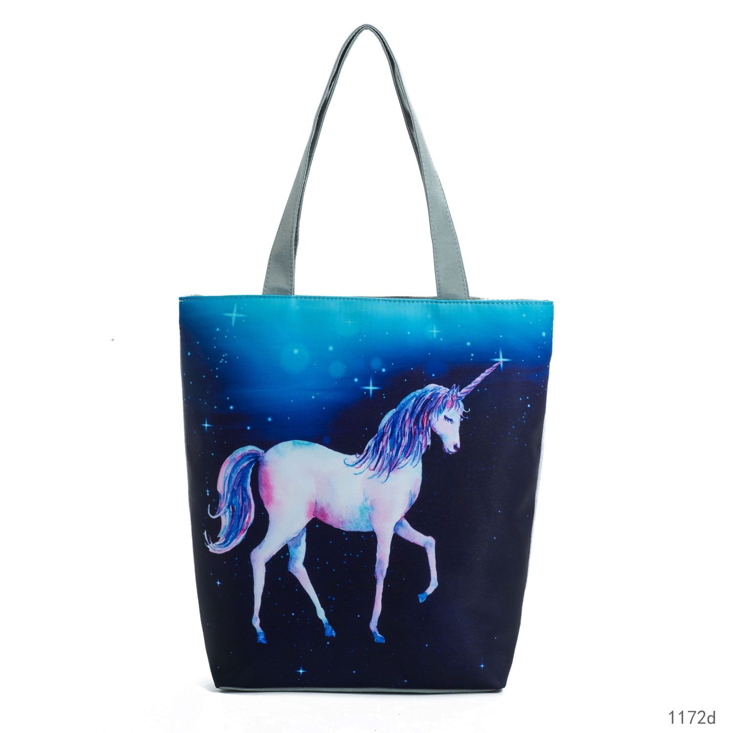 Miyahouse Fashion Universe Design Women Tote Handbag Galaxy Space Star Printed Shoulder Bag Lady Summer Beach Bag
