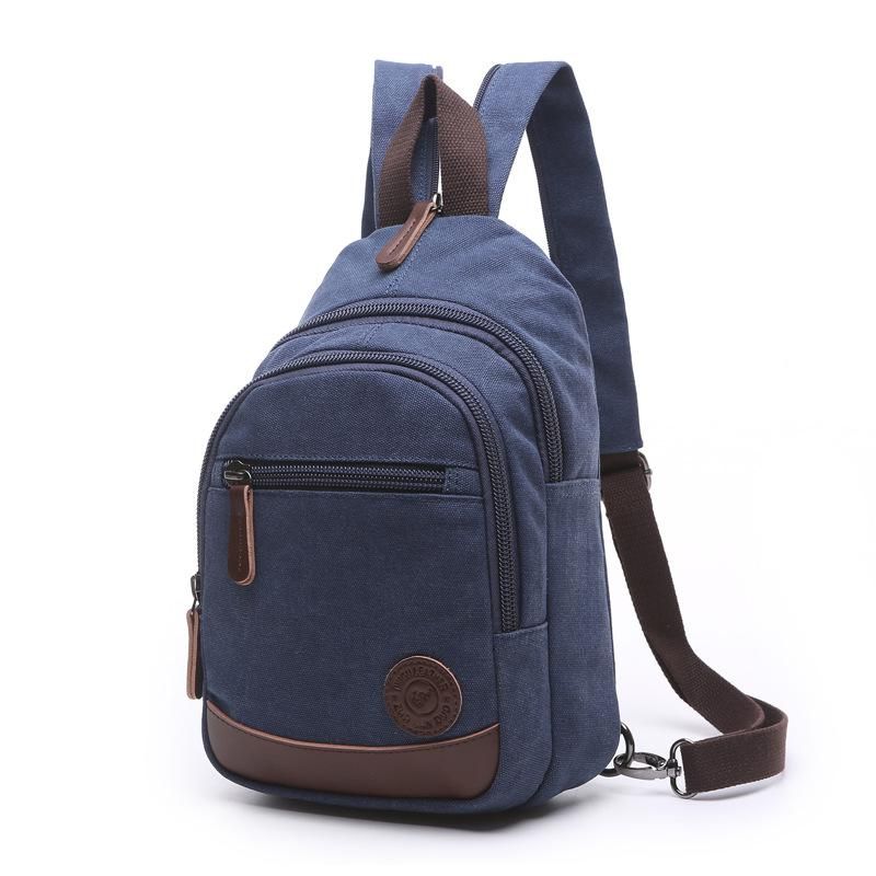 Z.L.D. Fashion Wearable Canvas Backpack Men And Women Travel Bag Street Large Capacity Backpack Brand Design Small Square Bag