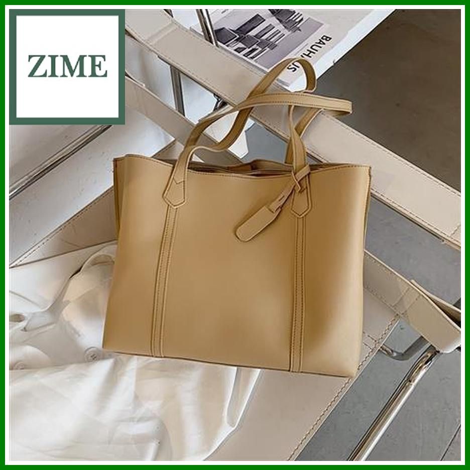 Large-capacity bag women's bag new trendy net red casual tote bag simple ins one-shoulder portable class bag