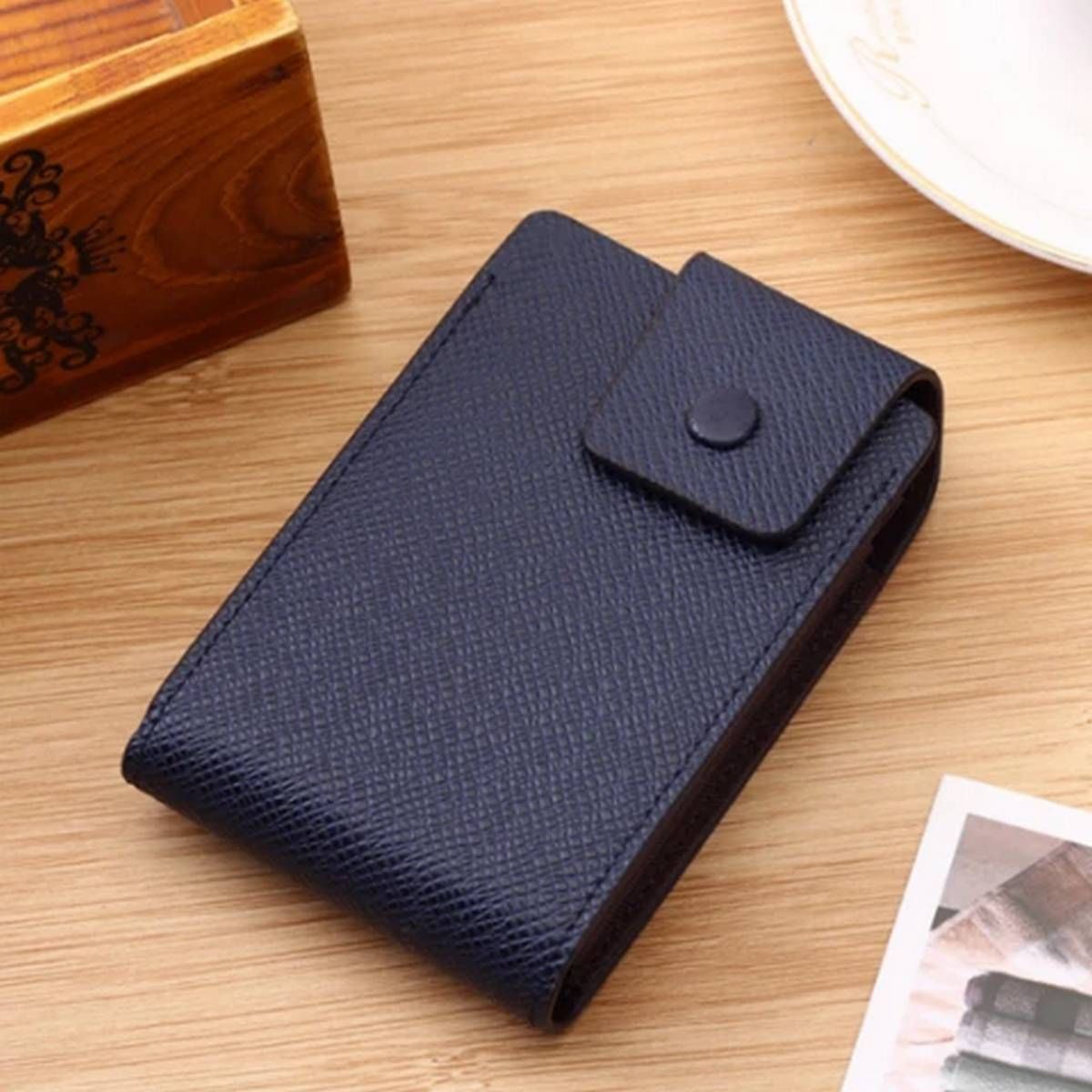 Mini Card Holder Blue