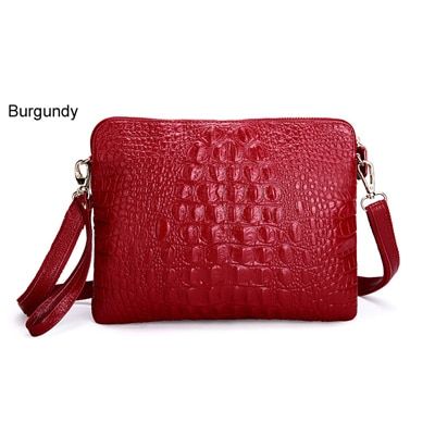Women Shoulder Bag Female Fashion Handbags Leather Alligator Pattern Crossbody Women Messenger Bags Envelope Evening Clutch Bag