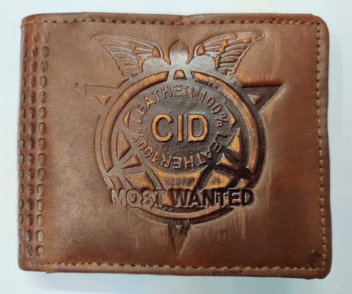 CID-Leather Wallet Short Slim Coin Credit Card Purse For Men