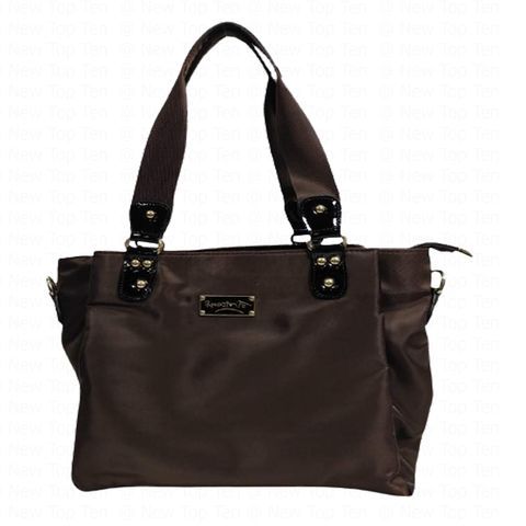 Casual Women Handbag Waterproof Nylon Shoulder Bag Design Collage Going Bag Wear-Resistant Big Tote Top-Handle Bags