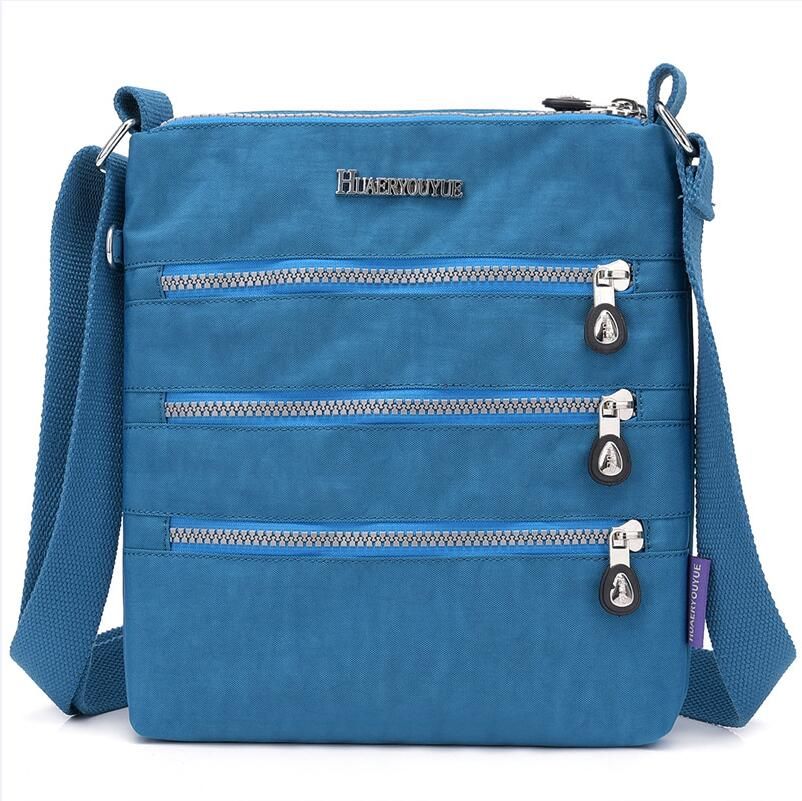 New Lightweight Waterproof Nylon Women Shoulder & Messenger Bags Simple Style Small Bag Casual Female Travel Portable Handbags
