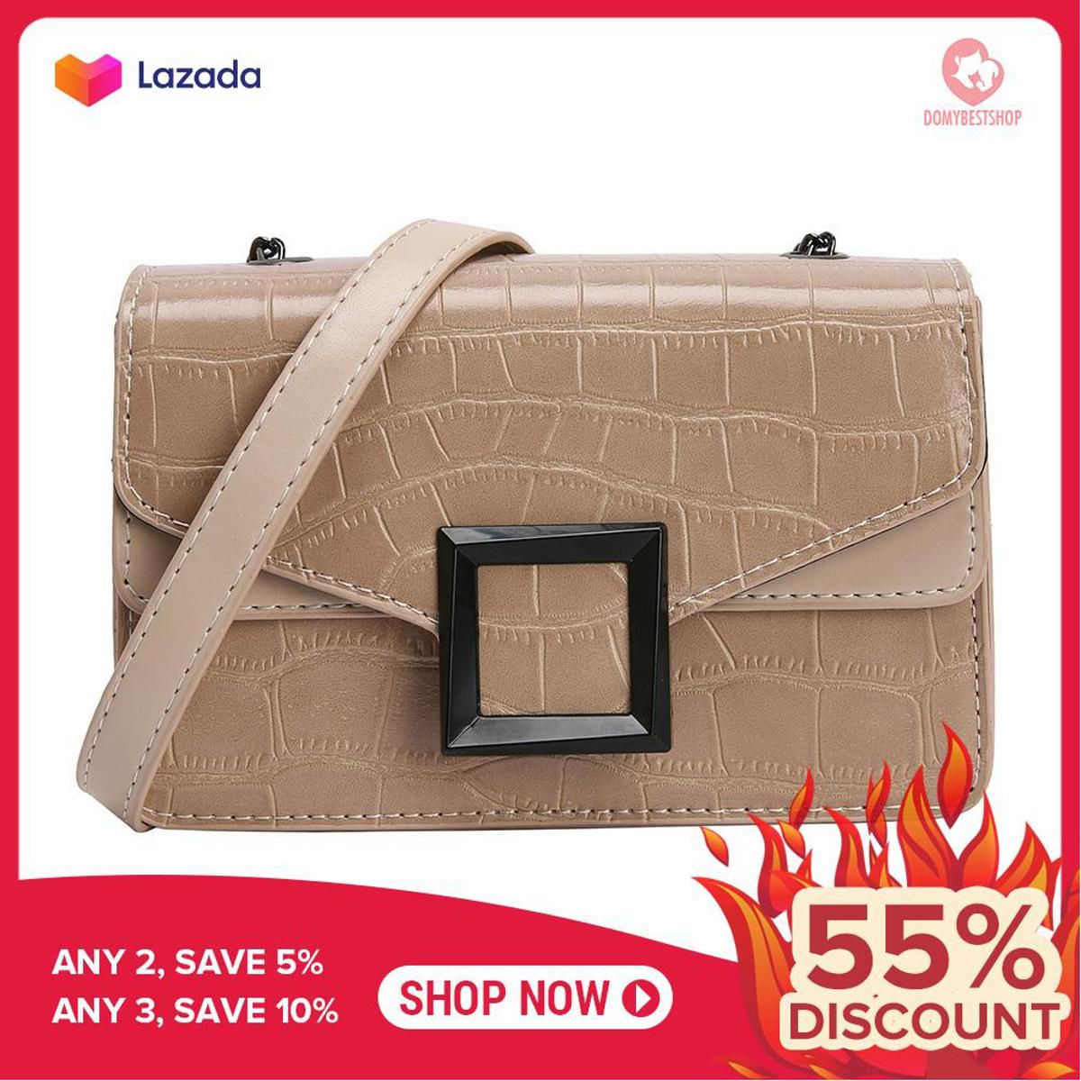 【BestGO】Retro Messenger Bags Women Croile Leather Small Shoulder Handbag Purse