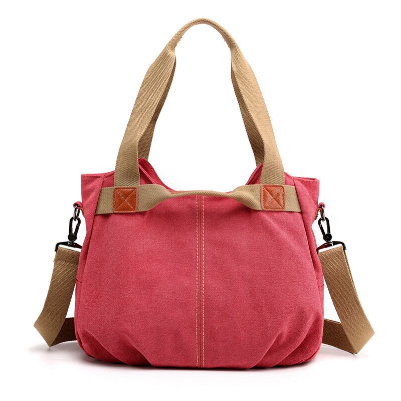 OIMG Women Large Capacity Canvas Handbag Shoulder Bag Crossbody Bags